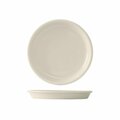 Tuxton China Vitrified China Hospital Entree Plate Eggshell - 7.5 x 0.86 in. - 1 Dozen BEA-0747